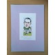 Signed picture/caricature of Jack Crompton the Manchester United footballer. SOLD
